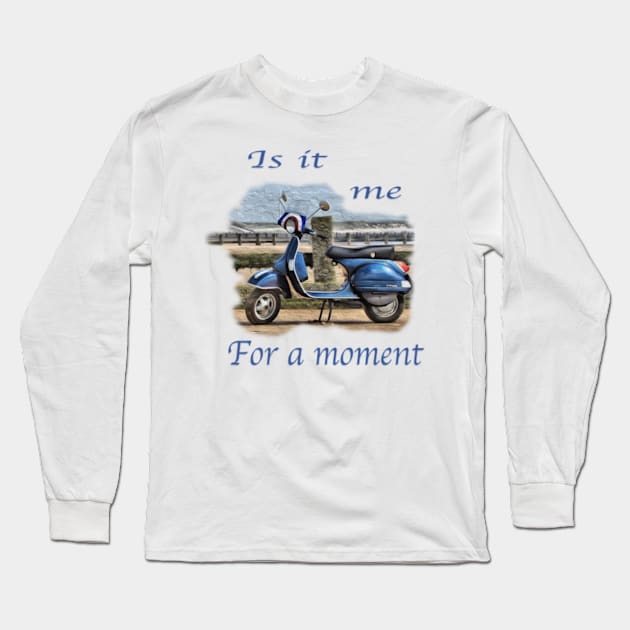 Vespa Long Sleeve T-Shirt by Grant's Pics